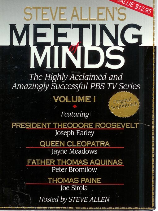 Title details for Meeting of Minds, Volume I by Steve Allen - Wait list
